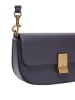 LIEBESKIND BERLIN Leren schoudertas donkerblauw - (B)22 x (H)12,5 x (D)4 cm