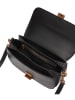 LIEBESKIND BERLIN Leren schoudertas zwart - (B)22 x (H)12,5 x (D)4 cm