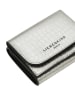 LIEBESKIND BERLIN Leder-Geldbörse "Lillian" in Silber - (B)10 x (H)8 x (T)3 cm