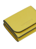 LIEBESKIND BERLIN Leren portemonnee "Lillian" geel - (B)10 x (H)8 x (D)3 cm