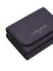 LIEBESKIND BERLIN Leder-Geldbörse "Lillian" in Dunkelblau - (B)10 x (H)8 x (T)3 cm