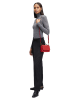 LIEBESKIND BERLIN Leder-Umhängetasche in Rot - (B)19 x (H)13 x (T)6 cm