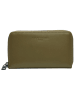 LIEBESKIND BERLIN Leder-Geldbörse "Frieda" in Khaki - (B)16 x (H)9 x (T)2 cm