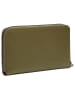 LIEBESKIND BERLIN Leder-Geldbörse "Frieda" in Khaki - (B)16 x (H)9 x (T)2 cm