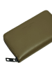 LIEBESKIND BERLIN Leder-Geldbörse "Frieda" in Khaki - (B)16 x (H)9 x (T)2 cm