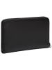 LIEBESKIND BERLIN Leder-Geldbörse "Frieda" in Schwarz - (B)16 x (H)9 x (T)2 cm