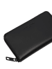 LIEBESKIND BERLIN Leder-Geldbörse "Frieda" in Schwarz - (B)16 x (H)9 x (T)2 cm