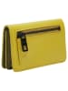 LIEBESKIND BERLIN Leren portemonnee "Cardie" geel - (B)11 x (H)7,5 x (D)2,5 cm