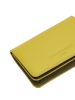 LIEBESKIND BERLIN Leren portemonnee "Cardie" geel - (B)11 x (H)7,5 x (D)2,5 cm