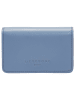 LIEBESKIND BERLIN Leder-Geldbörse "Cardie" in Hellblau - (B)11 x (H)7,5 x (T)2,5 cm