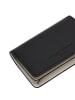 LIEBESKIND BERLIN Leren portemonnee "Cardie" zwart/wit - (B)11 x (H)7,5 x (D)2,5 cm
