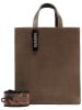 LIEBESKIND BERLIN Skórzana torebka "Paperbag M" w kolorze brązowym - 29 x 34 x 15 cm