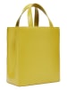 LIEBESKIND BERLIN Leren handtas "Paperbag S" geel - (B)22 x (H)25 x (D)11,5 cm