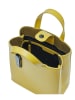 LIEBESKIND BERLIN Leren handtas "Paperbag S" geel - (B)22 x (H)25 x (D)11,5 cm