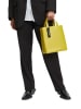 LIEBESKIND BERLIN Leren handtas "Paperbag S" geel - (B)22 x (H)25 x (D)11,5 cm
