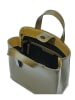 LIEBESKIND BERLIN Skórzana torebka "Paperbag S" w kolorze khaki - 22 x 25 x 11,5 cm