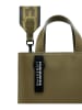 LIEBESKIND BERLIN Leren handtas "Paperbag S" kaki - (B)22 x (H)25 x (D)11,5 cm