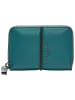 LIEBESKIND BERLIN Leder-Geldbörse "Eliza" in Petrol - (B)11,5 x (H)8 x (T)2 cm