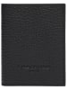 LIEBESKIND BERLIN Leder-Kartenetui "Arcie" in Schwarz - (B)8 x (H)10,5 x (T)1 cm