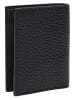 LIEBESKIND BERLIN Leder-Kartenetui "Arcie" in Schwarz - (B)8 x (H)10,5 x (T)1 cm