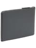 LIEBESKIND BERLIN Leren tabletcase grijs - (B)27 x (H)20 x (D)1 cm