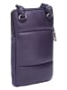LIEBESKIND BERLIN Leren smartphonetas paars - (B)11 x (H)18 x (D)1,5 cm