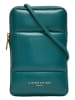 LIEBESKIND BERLIN Leder-Handytasche in Petrol - (B)11 x (H)18 x (T)1,5 cm