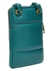 LIEBESKIND BERLIN Leren smartphonetas petrol - (B)11 x (H)18 x (D)1,5 cm