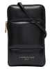 LIEBESKIND BERLIN Leren smartphonetas zwart - (B)11 x (H)18 x (D)1,5 cm