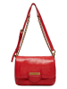 LIEBESKIND BERLIN Leren schoudertas rood - (B)21 x (H)14 x (D)6 cm