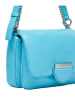 LIEBESKIND BERLIN Leren schoudertas lichtblauw - (B)21 x (H)14 x (D)6 cm