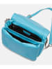 LIEBESKIND BERLIN Leren schoudertas lichtblauw - (B)27 x (H)17 x (D)10 cm