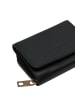 LIEBESKIND BERLIN Leder-Geldbörse "Pablita" in Schwarz - (B)11 x (H)8,5 x (T)2,5 cm