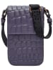 LIEBESKIND BERLIN Leren smartphonetas paars - (B)10,5 x (H)18 x (D)2,5 cm