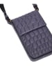 LIEBESKIND BERLIN Leren smartphonetas paars - (B)10,5 x (H)18 x (D)2,5 cm