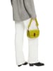 LIEBESKIND BERLIN Skórzany uchwyt w kolorze żółtym do torebki - dł. 38 cm