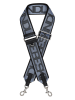 LIEBESKIND BERLIN Schouderriem blauw/zwart - (L)110 cm