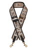 LIEBESKIND BERLIN Schouderriem bruin/wit - (L)110 cm