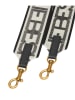 LIEBESKIND BERLIN Schouderriem zwart/wit - (L)110 cm