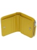 LIEBESKIND BERLIN Leren portemonnee "Toni" geel - (B)11 x (H)9,5 x (D)2 cm