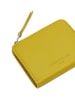 LIEBESKIND BERLIN Leder-Geldbörse "Toni" in Gelb - (B)11 x (H)9,5 x (T)2 cm