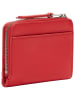 LIEBESKIND BERLIN Leder-Geldbörse "Toni" in Rot - (B)11 x (H)9,5 x (T)2 cm