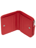 LIEBESKIND BERLIN Leder-Geldbörse "Toni" in Rot - (B)11 x (H)9,5 x (T)2 cm