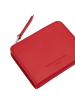 LIEBESKIND BERLIN Leder-Geldbörse "Toni" in Rot - (B)11 x (H)9,5 x (T)2 cm