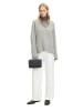 LIEBESKIND BERLIN Leder-Umhängetasche in Grau - (B)22 x (H)14 x (T)7,5 cm
