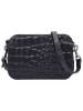 LIEBESKIND BERLIN Leder-Umhängetasche "Luka" in Dunkelblau - (B)20,5 x (H)14,5 x (T)7 cm