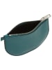 LIEBESKIND BERLIN Leren schoudertas petrol - (B)14 x (H)10 x (D)1 cm