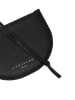 LIEBESKIND BERLIN Leder-Umhängetasche in Schwarz - (B)14 x (H)10 x (T)1 cm