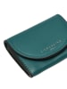 LIEBESKIND BERLIN Leren portemonnee "Louisa" petrol - (B)11 x (H)8 x (D)2,5 cm