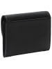 LIEBESKIND BERLIN Leder-Geldbörse "Louisa" in Schwarz - (B)11 x (H)8 x (T)2,5 cm